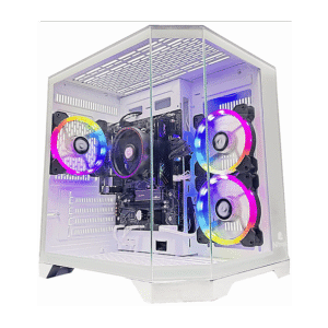 NITROPC Avanzado — PC Gaming, 16 GB RAM, 480 GB SSD, Blanco, AMD Ryzen 5 3400G (4 núcleos