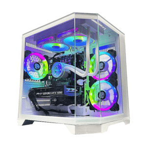 NITROPC Avanzado — PC Gaming, 16 GB RAM, 1 TB SSD, Blanco, AMD Ryzen 5 5600X (6 núcleos
