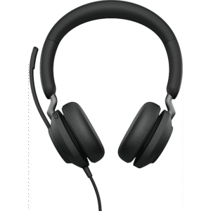 JABRA — Auriculares de diadema con cable, Circumaurales, Black, 24189-999-899 JABRA