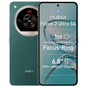 ZTE Focus 2 Ultra — Smartphone, Green, 512 GB, 8 GB RAM, 120 Hz