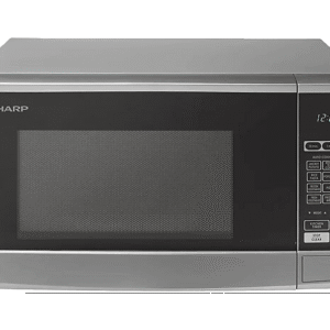 SHARP R270S — Microondas, 800 W, Plata, 10 potencia, 20 l