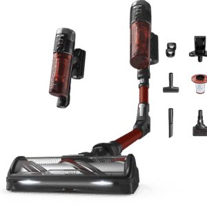 ROWENTA RH9A73 X - Force Flex 13.60 Animal Care — Aspirador escoba, 380 W, 0.65 L, Multisuperficie, Rojo