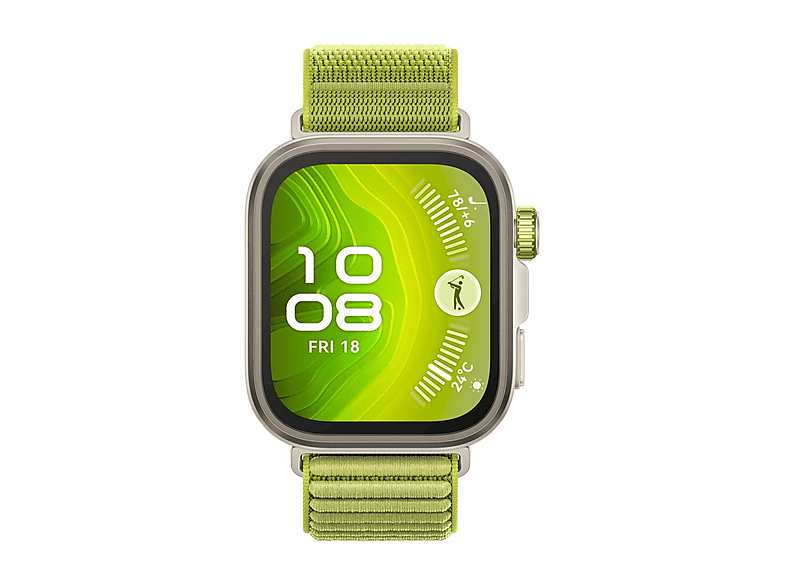 HUAWEI FIT 4 PRO GREEN — Smartwatch, 20mm, Aluminio, Titanio, Verde