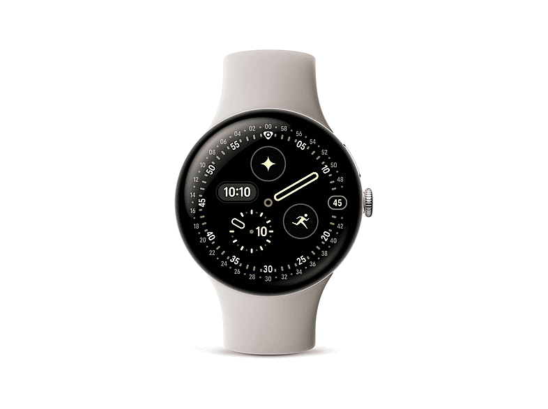GOOGLE Pixel Watch 4 — Smartwatch, Aluminio, Blanco, S/L
