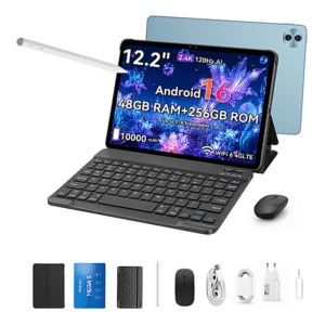 BLACKVIEW MEGA 5 — Tablet, 256 GB, Azul, 12 GB RAM, 12,2" Full-HD