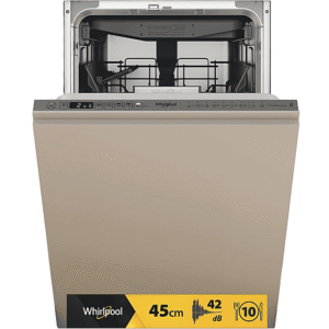 WHIRLPOOL WH6IB10BS7LA0 — Lavavajillas integrable 45 cm, 10 servicios, 9 programas, 448 mm, No aplicable