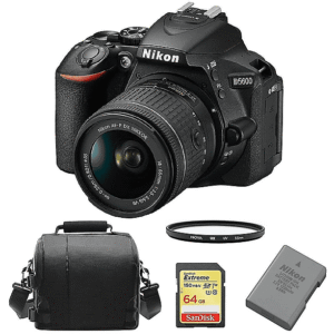 NIKON D5600 — Cámara digital, Negro, CMOS, Full HD 1080p