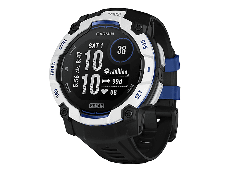 GARMIN Garmin Instinct 3 Solar — Smartwatch, Blanco, Fibre Reinforced Plastic (FRP)