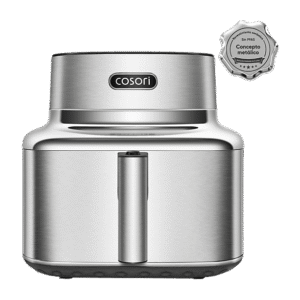 COSORI Iconic Single Chef Edition — Freidora de aire, 6.2L, 1725 W, 6 Funciones, Acero inoxidable