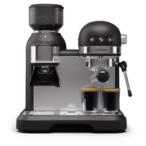 KLARSTEIN Bella Café Espresso — Cafetera espresso, 1550 W, Negro, 20 bar