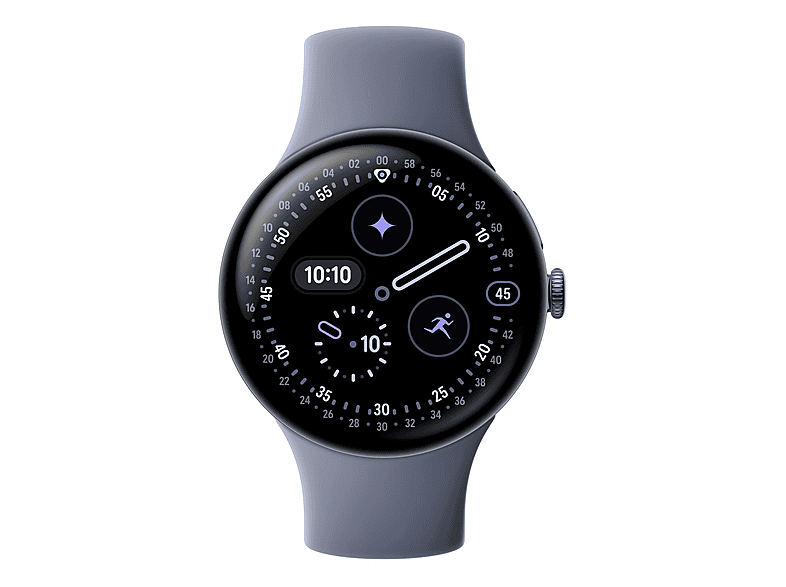 GOOGLE PIXEL WATCH 4 45MM MOONSTONE — Smartwatch, S-L, Aluminio 100% reciclado, Piedar lunar/Piedra lunar