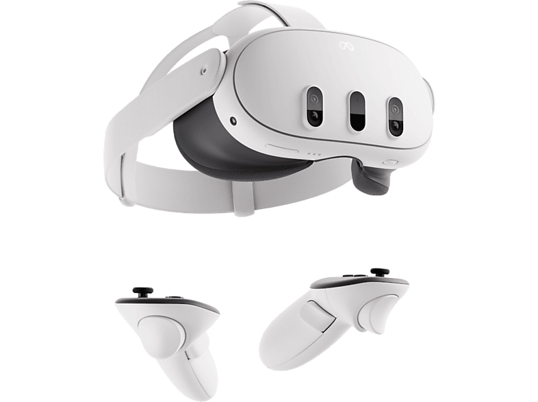 META Quest 3 — Gafas de realidad virtual, 512 GB, Blanco, Resolución 4K