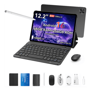 BLACKVIEW MEGA 5 — Tablet, 256 GB, Gris, 12 GB RAM, 12,2" Full-HD