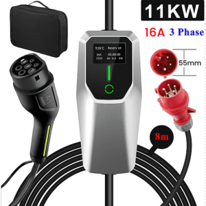 SMORGR 8 M 11kW 16A IP67 Tipo 2 — Cargadores vehículos eléctricos, plateado