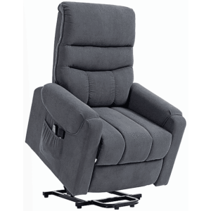 HOMCOM 713-090V92GY — Sillón levanta personas, 42,6 kg, Gris