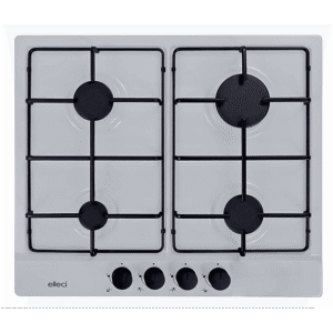 ELLECI Style 60 G68 — Placa de gas, 580 mm, Blanco, 4 zone(s) zonas