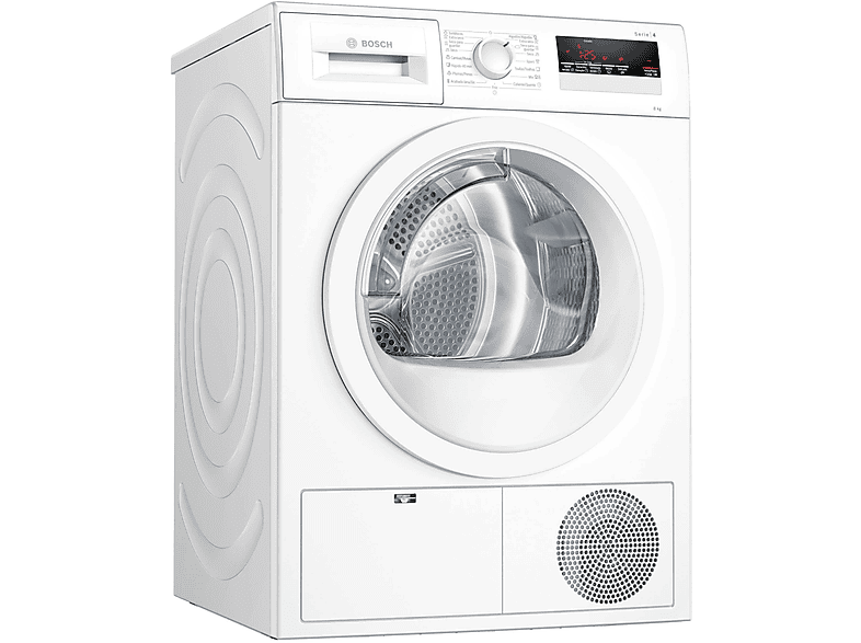 BOSCH WTR85V91ES — Secadora, 8 kg, Blanco, Bomba de calor