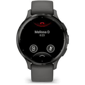 GARMIN VENU 3S — Smartwatch, Negro, PEBBLE GRAY AND SLATE, WW