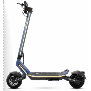 SMARTGYRO RAPTOR DUAL EVO LR Homologado DGT — Patinete eléctrico, Pot. máx. 1000 W, Carga máx. 140 kg, 20,000 mAh, Azul