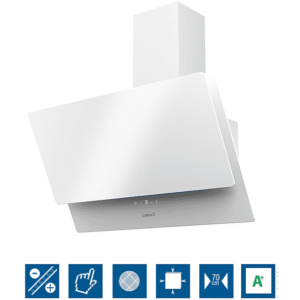 CATA 2078801 JUNO+ 7000 GWH. — Campana decorativa, 6 velocidades, 562 m³/h, 70 cm, Blanco