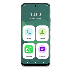 SPC ZEUS 2 ELITE — Smartphone, 128 GB, 8 GB RAM, 5000 mAh, Lunar Mist