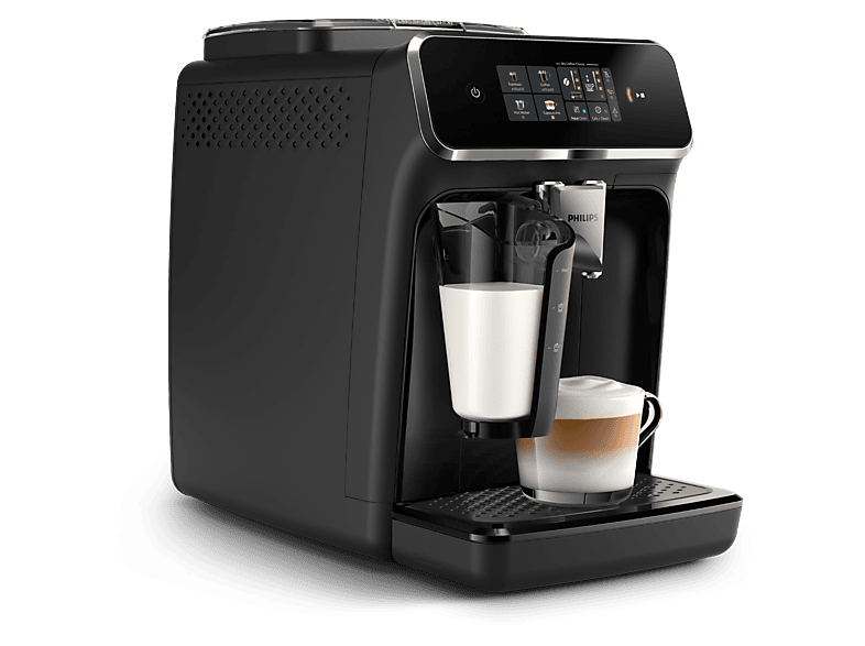 PHILIPS EP2331/10 — Cafetera superautomática, Negro, LatteGo, 15 Bar, 4 Bebidas - Imagen 2