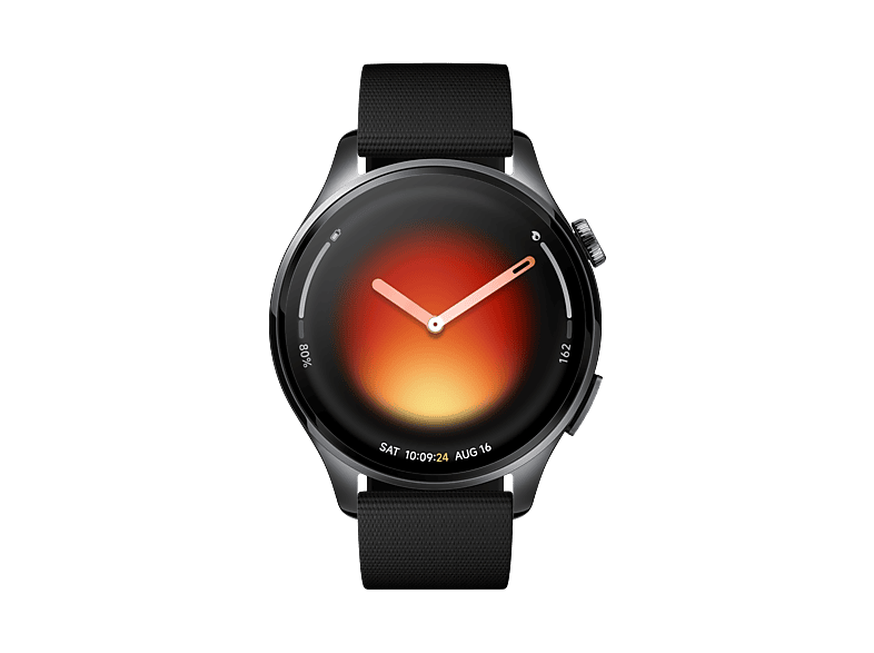 XIAOMI Watch 5 — Smartwatch, Correa 135-205 mm, Negro, Pantalla AMOLED 1,54”, +150 Modos Deportivos - Imagen 2
