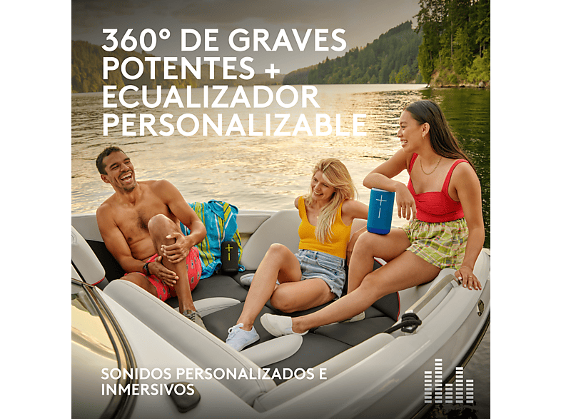 ULTIMATE EARS EVERBOOM COBALT BLUE — Altavoz inalámbrico, 0 W, Bluetooth, Azul, 20 horas - Imagen 2