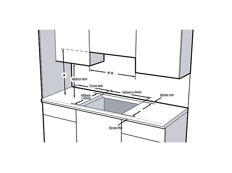 BEKO — Placa de inducción, Blanco, Placa inducción- Beko HII64200FMTW, 4 zonas + 1 FlexiZone, IndyFlex - Imagen 2