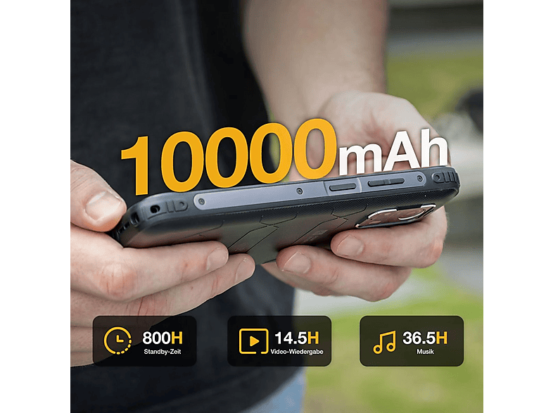 AGM MOBILE H Max — Smartphone, Negro, 256 GB, 8 GB RAM, 90 Hz - Imagen 2