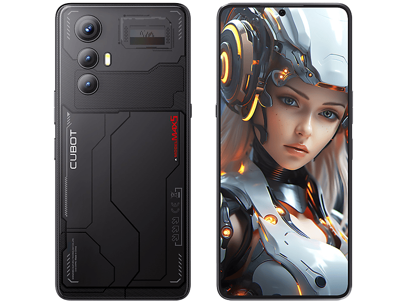 CUBOT — CUBOT Max 5 5G, TECH Black, Móvil Android, 256 GB, 12 GB RAM, 6,9" IPS, MediaTek Dimensity 8200, 5100 mAh, Octa-Core Processor - 64 Bits - Imagen 2