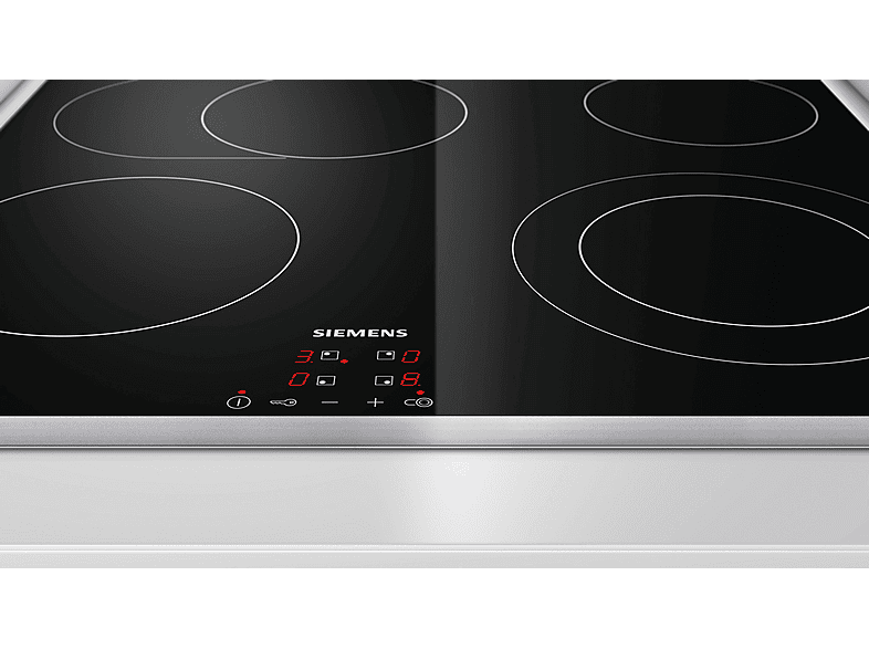 SIEMENS ET645HN17E — Placa de vitrocerámica, 583 mm, Negro, 4 zonas - Imagen 2