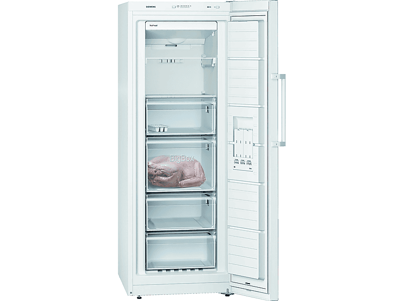 SIEMENS GS29NVWEP — Congelador vertical, 1610 mm, Blanco, 200 l - Imagen 2