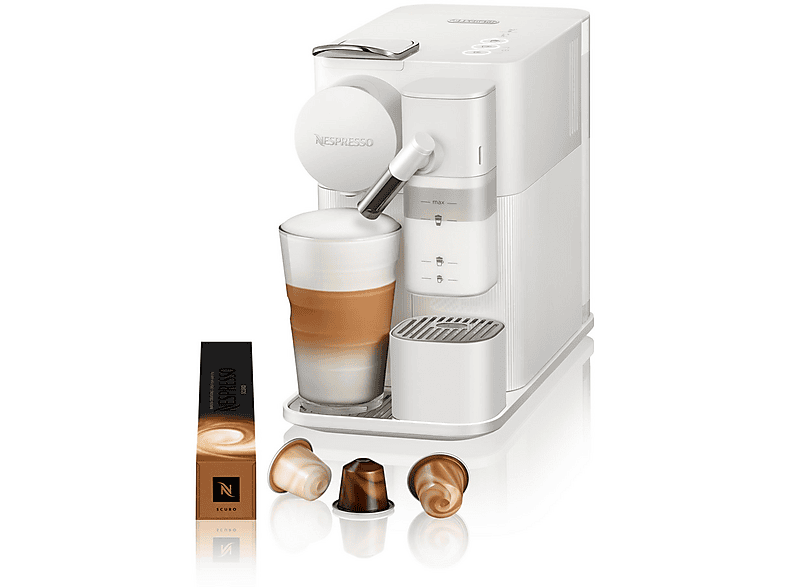 DELONGHI EN510.W LATTISSIMA ONE NEW OR — Cafetera de cápsulas, 1450 W, Blanco, 19 bar, 165 ml - Imagen 2