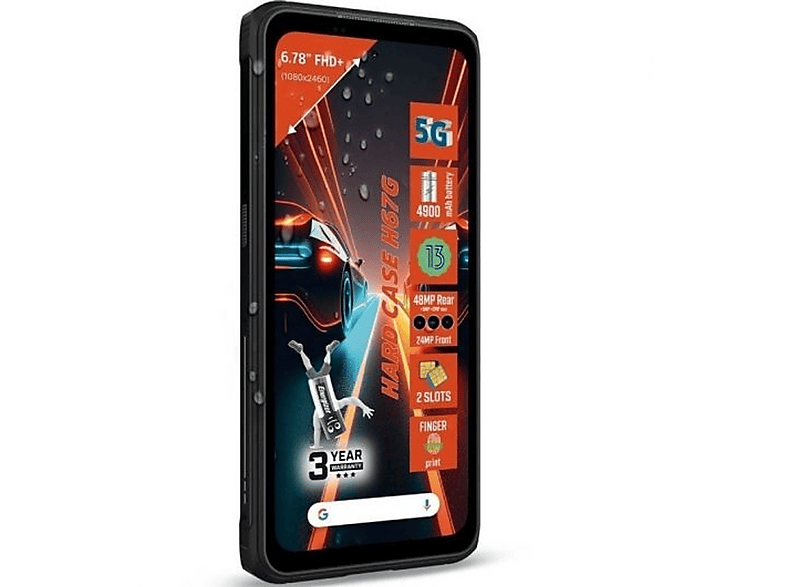 ENERGIZER H67G — Smartphone, Negro, 128 GB, 4 GB RAM, 4900 mAh - Imagen 2