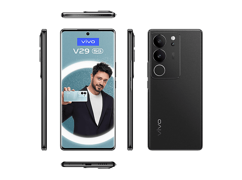 VIVO V29 6.78P/5G/8N/8+256GB/B — Smartphone, 8 GB RAM, 6,78" 1.5K 120Hz AMOLED, 4600 mAh, Noble Black - Imagen 2
