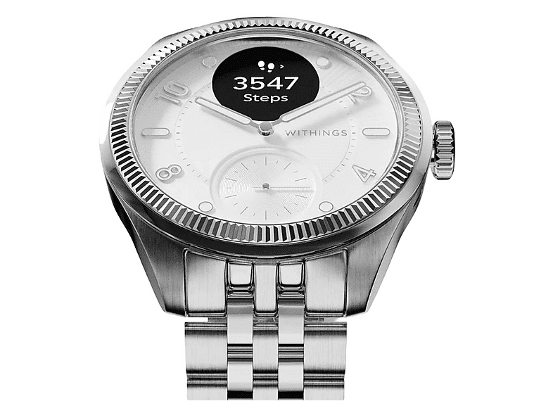 WITHINGS WI-HWA10-MODEL10 — Smartwatch, Gris, Acero inoxidable - Imagen 2