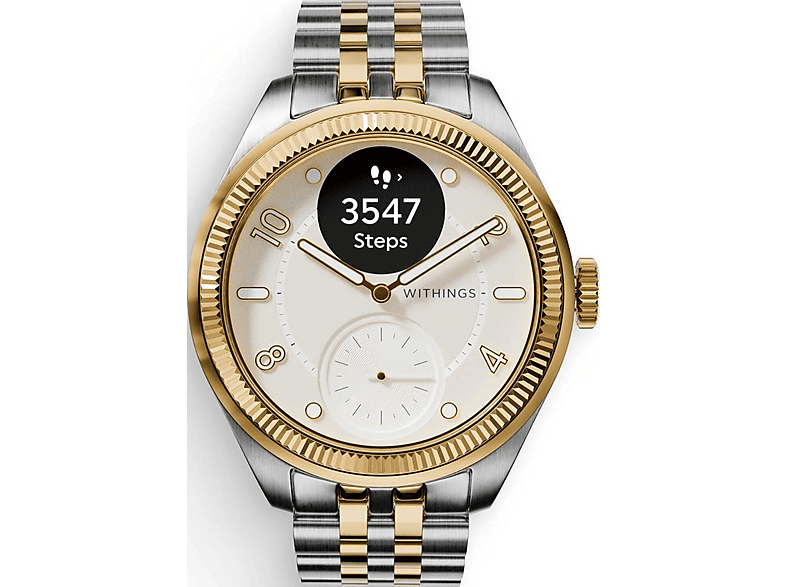 WITHINGS ScanWatch Nova Brillant — Smartwatch, Oro, Acero inoxidable - Imagen 2