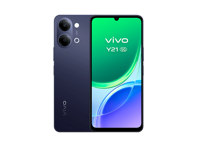 VIVO Y21 — Smartphone, Negro, 128 GB, 4 GB RAM, 6.500 mAh + Cargador vivo 44W FlashCharger + Auriculares vivo Buds Air3 - Imagen 2
