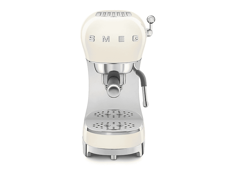SMEG ECF02CREU — Cafetera express, 1350 W, 15 bar, 2 tazas, Crema de - Imagen 2