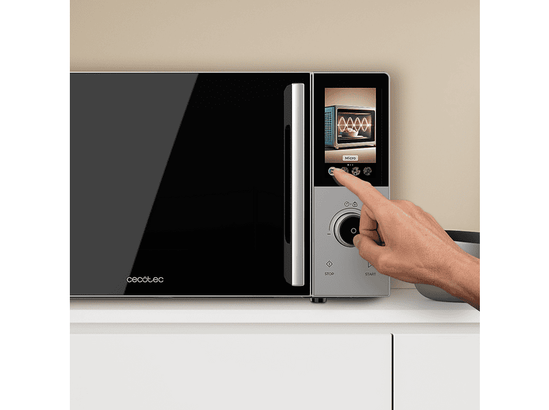 CECOTEC Convection 2500 Touch — Microondas, 2200 W, Negro, 25 l - Imagen 2