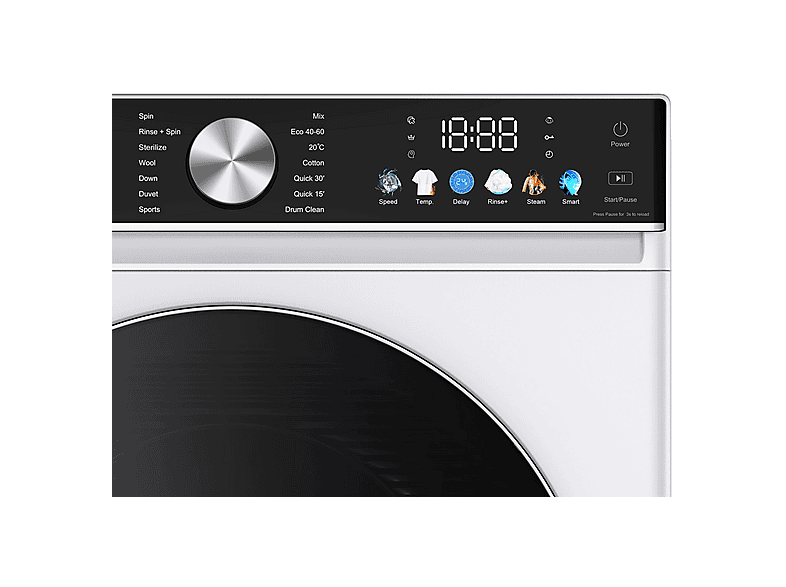 SVAN SL12401AIDVB — Lavadora carga frontal, 12 kg, 14 programas, Blanco - Imagen 2