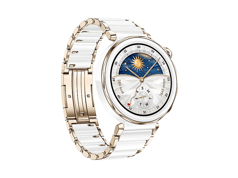 HUAWEI GT5 PRO 42MM CERAMIC TITANIUM — Smartwatch, 130–190 mm, Blanco, Titanio y cerámica - Imagen 3