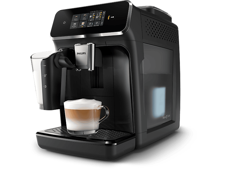 PHILIPS EP2331/10 — Cafetera superautomática, Negro, LatteGo, 15 Bar, 4 Bebidas - Imagen 3