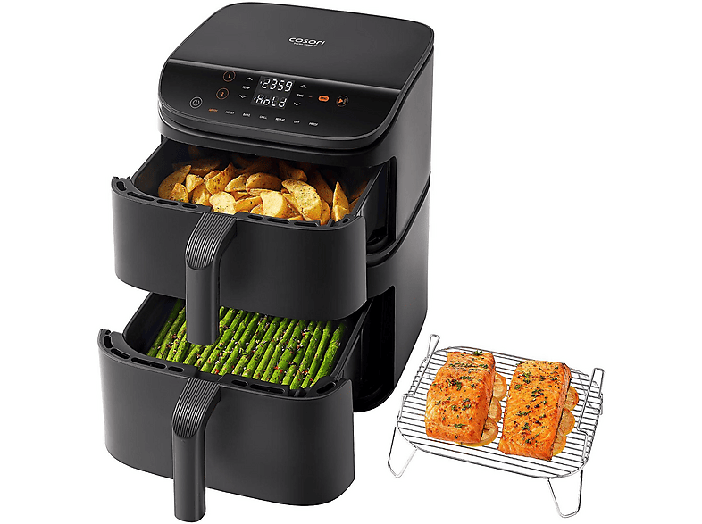 COSORI CAF-DC121-AEUR — Freidora de aire, 2630 W, Negro, 10.8 l, 230 °C - Imagen 3