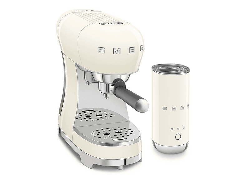 SMEG ECF12CREU — Cafetera express, 1350 W, Crema, 15 bar, 2 Tazas - Imagen 3