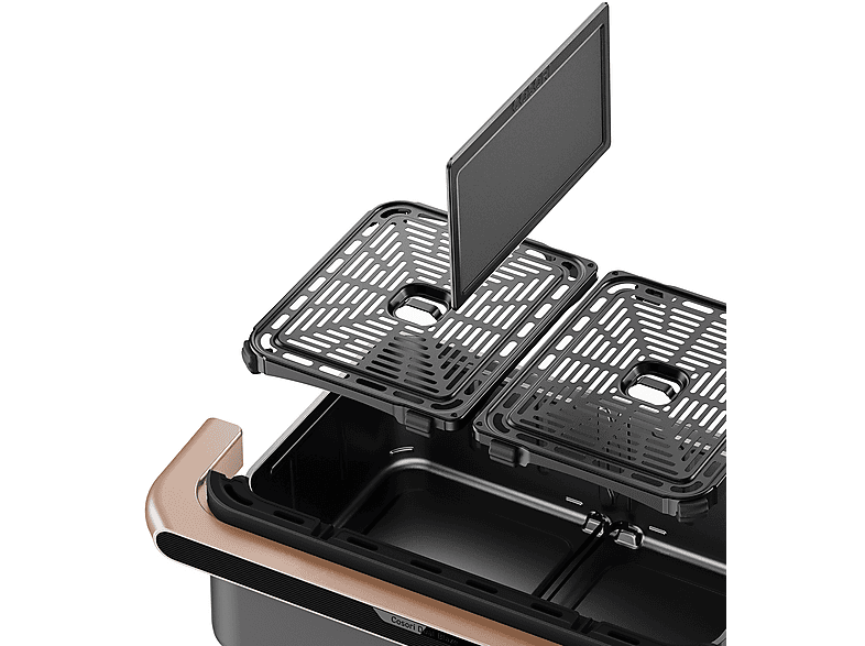 COSORI KOSP0027EUN DUAL BLAZE TWINFRY 10L — Freidora de aire, 2800 W, Negro - Imagen 3