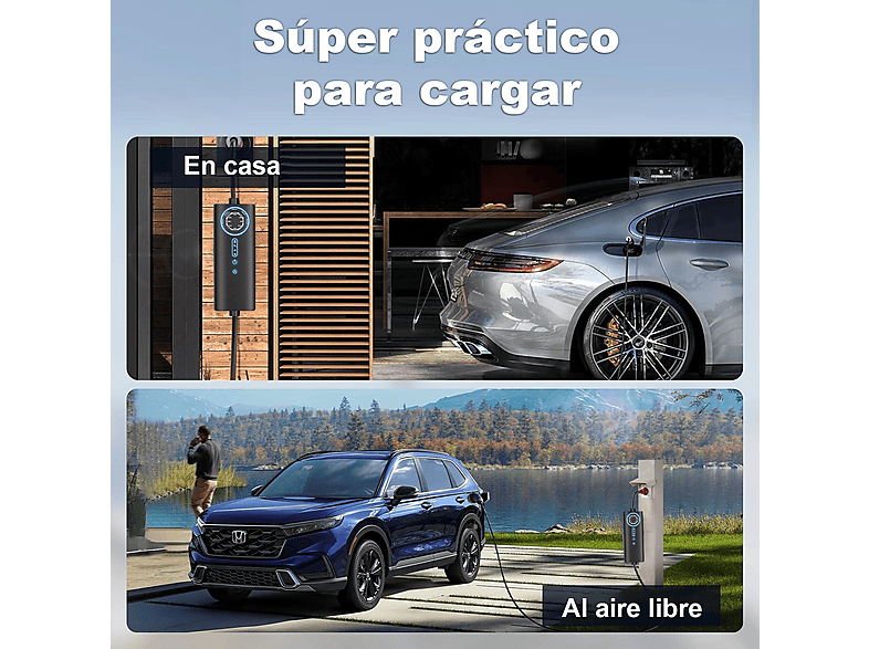 SMORGR 8M 22KW 6A-32A Tipo 2 — Cargadores vehículos eléctricos, Black - Imagen 3
