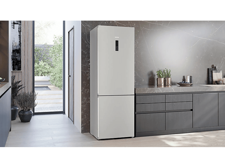 SIEMENS iQ300 KG49NXIDF — Frigorífico combi, Altura 203 mm, No Frost, Capacidad 440 l, Stainless steel - Imagen 3