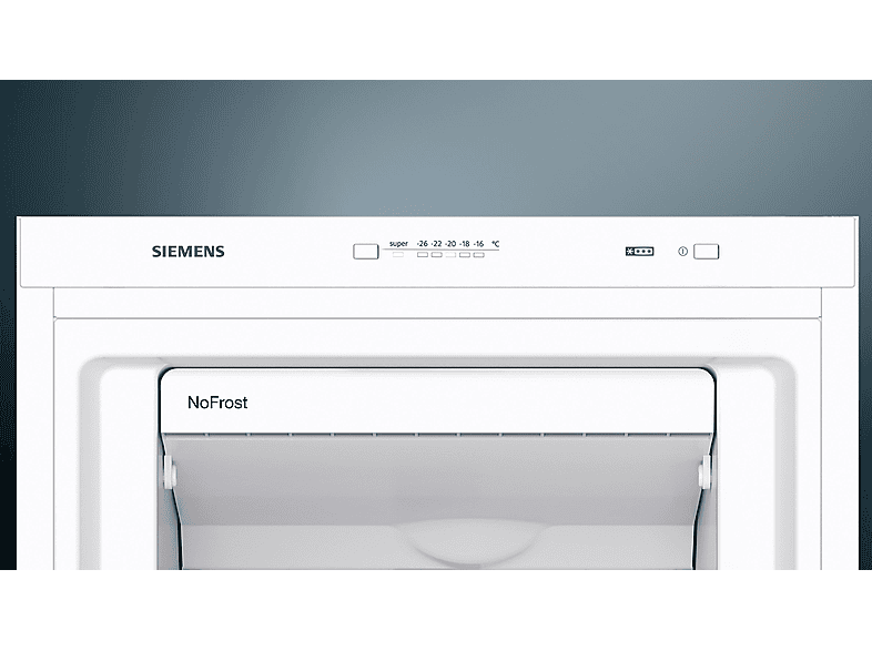 SIEMENS GS29NVWEP — Congelador vertical, 1610 mm, Blanco, 200 l - Imagen 3